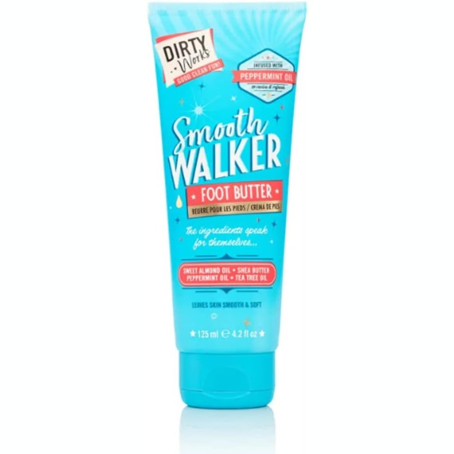 Dirty Works Refreshing Foot Therapy, Vegan Peppermint and Tea Tree Foot Cream, 125ml