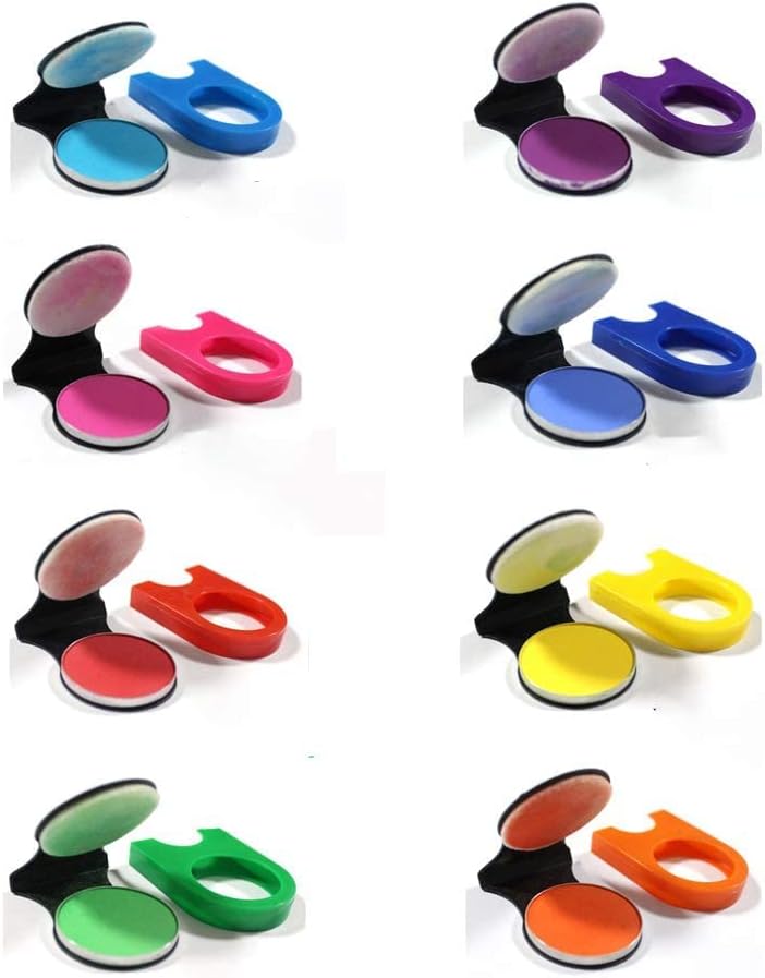 Temporary Hair Chalk Set - 8 Color Pack for Women - Washable Dye Kit for Halloween, Christmas, Makeup and Parties