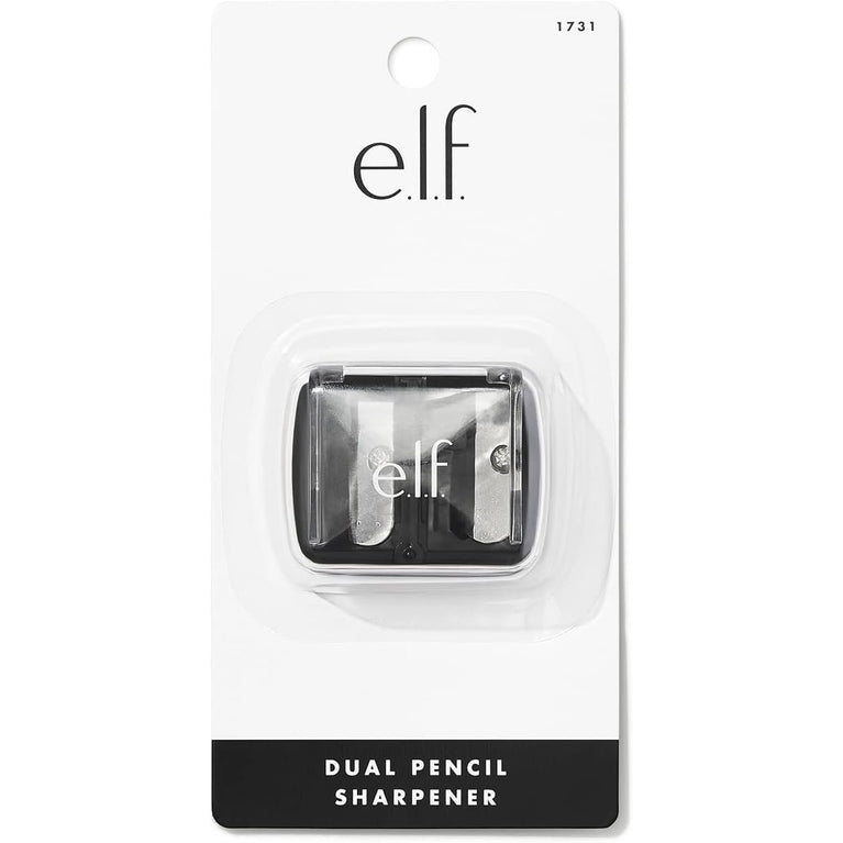 e.l.f Compact Dual-Pencil Sharpener: A Convenient, Travel-Friendly, Easy-to-Clean Tool for Precise Makeup Application