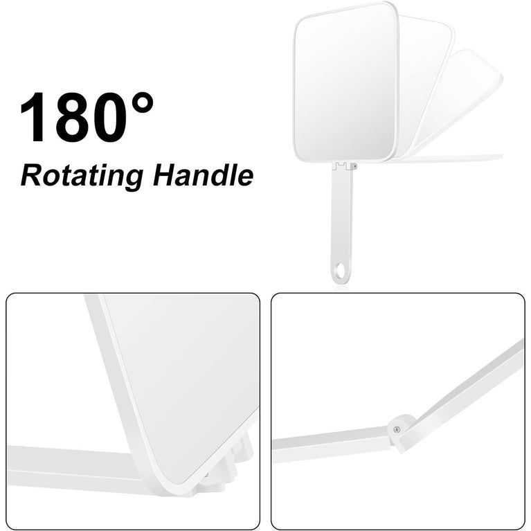 Compact Double-Sided Mirror: Portable 1X/5X Magnifying Handheld Vanity Mirror for Makeup