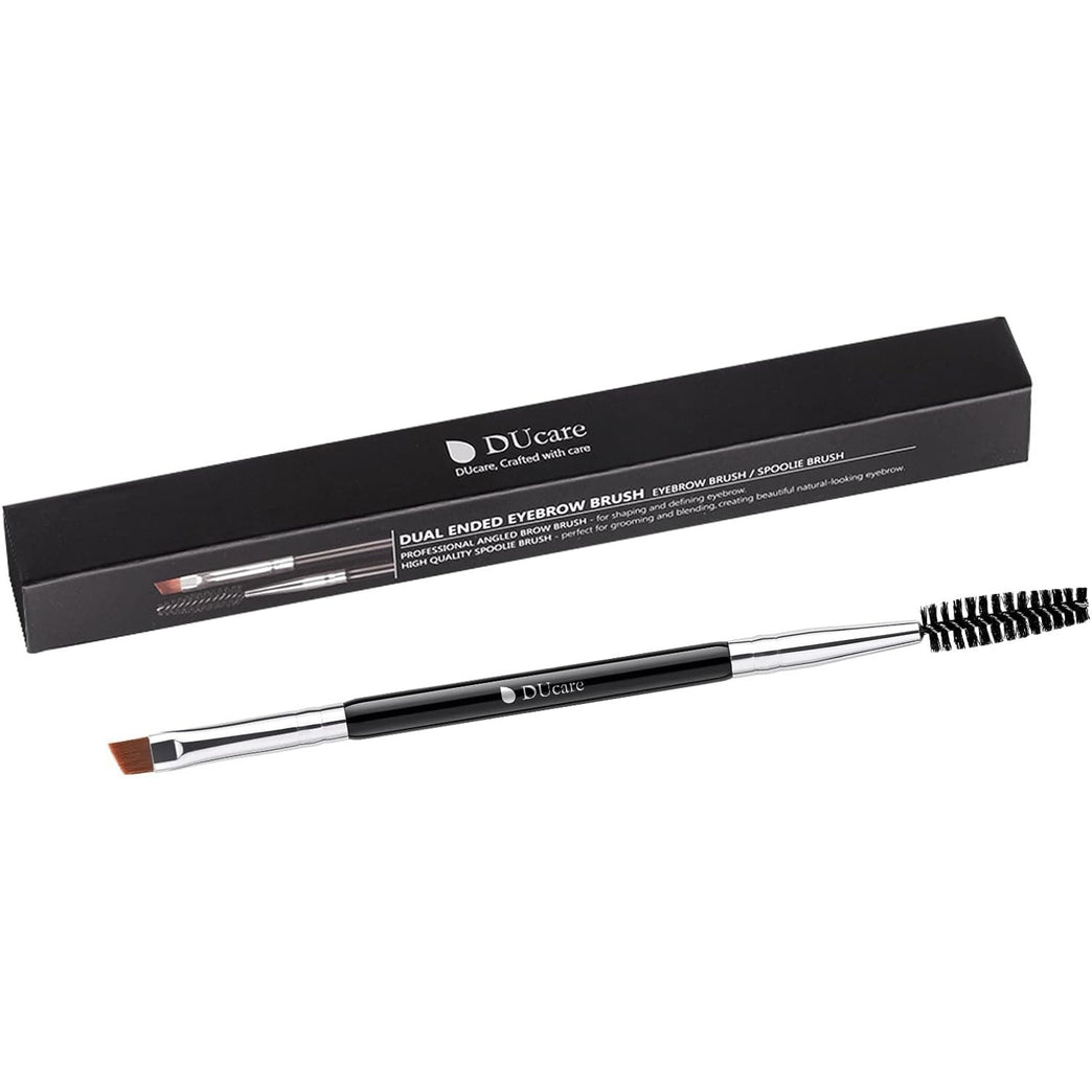 Eyebrow Defining Duo Brush Set with Spoolie and Angled Brow Brush