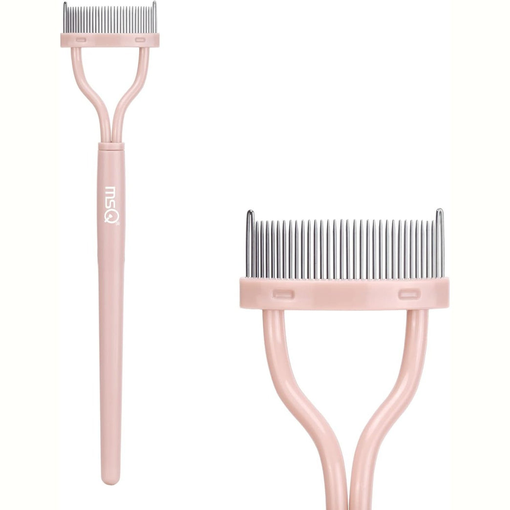 Eyelash Grooming Tool with Curved Comb for Flawless Mascara Application