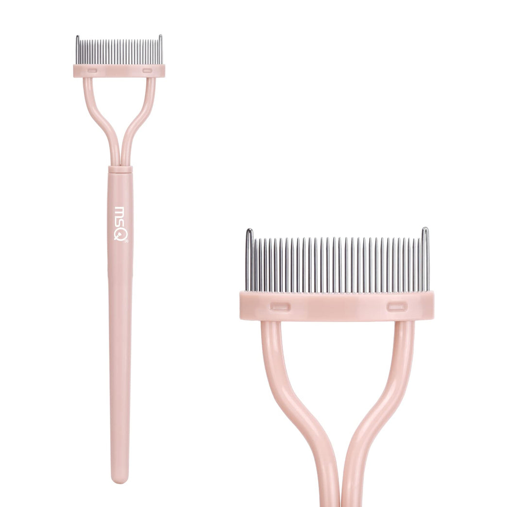 Eyelash Grooming Tool with Curved Comb for Flawless Mascara Application