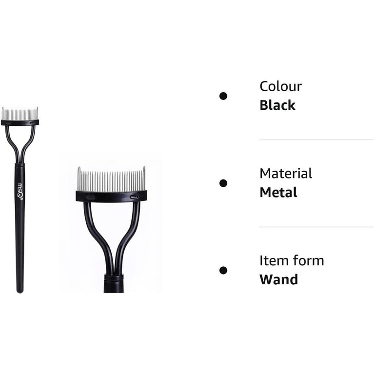 Eyelash Grooming Tool with Curved Comb for Flawless Mascara Application