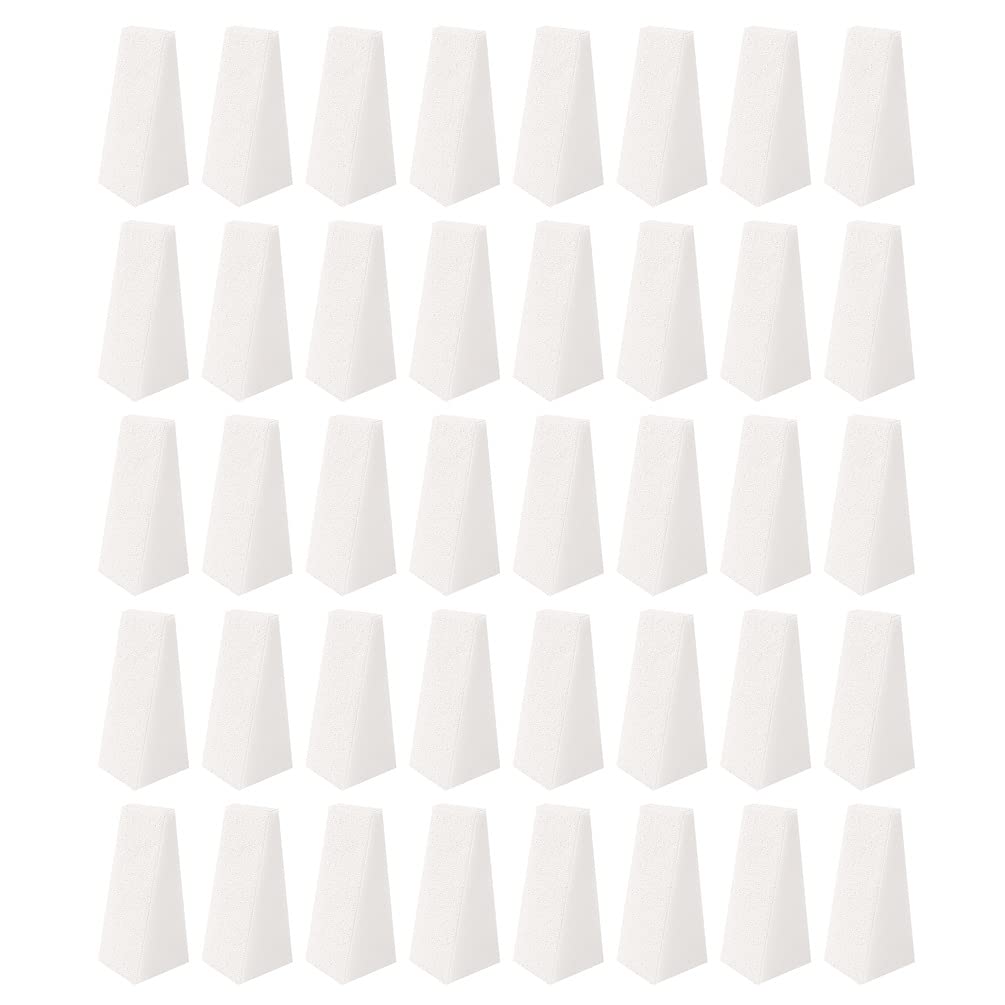 40-Piece Set of Triangle Shaped Nail Art and Makeup Sponges, Hypoallergenic Cosmetic Sponge