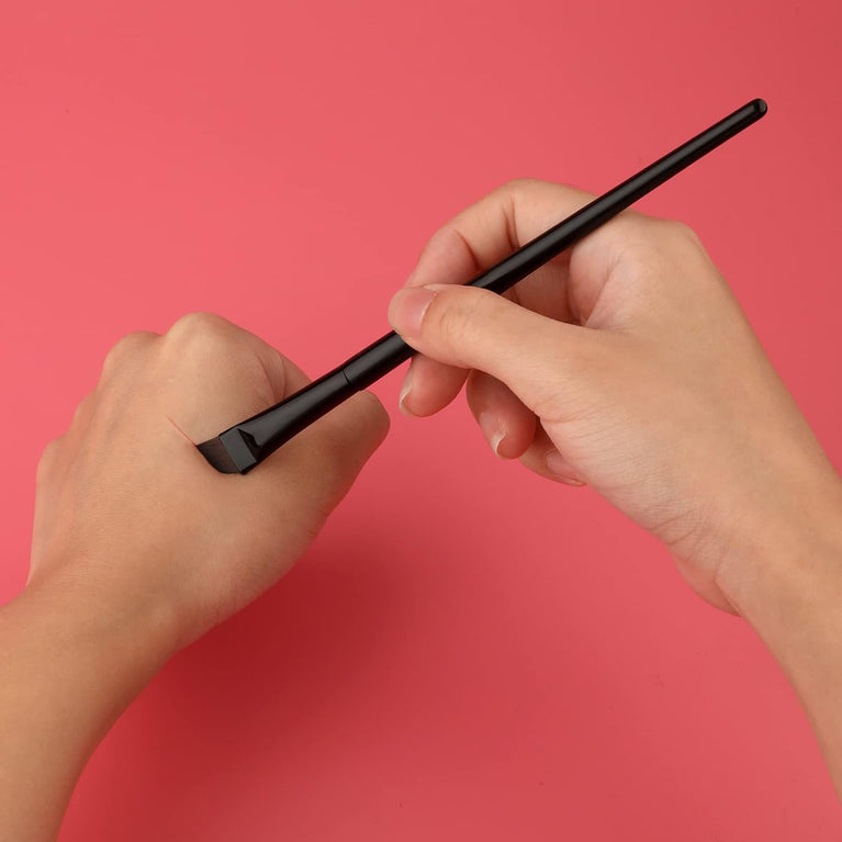 Precision Eyeliner Brush Set - 3 Piece Makeup Kit for Eyeshadow and Brow Shaping