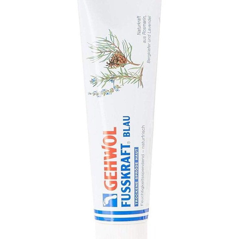 Gehwol Nourishing Foot Cream with Anti-Fungal Formula, 125ml Tube, Blue