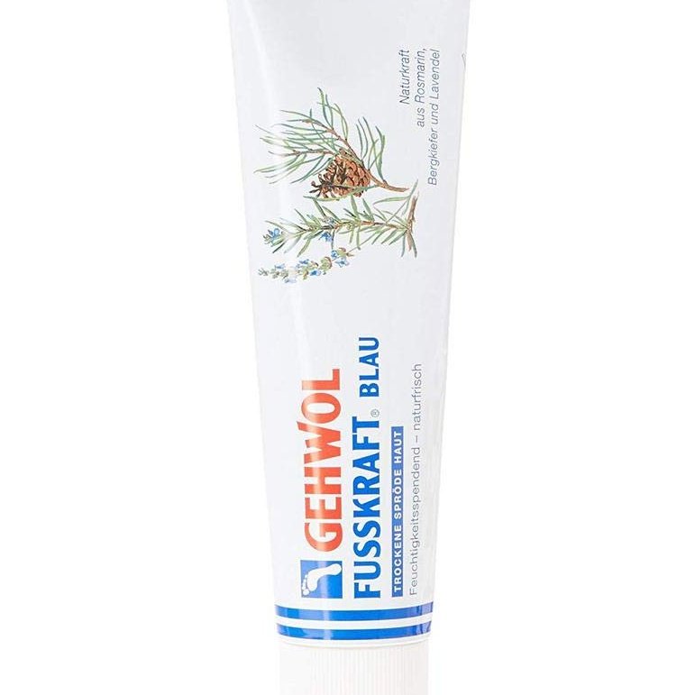 Gehwol Nourishing Foot Cream with Anti-Fungal Formula, 125ml Tube, Blue