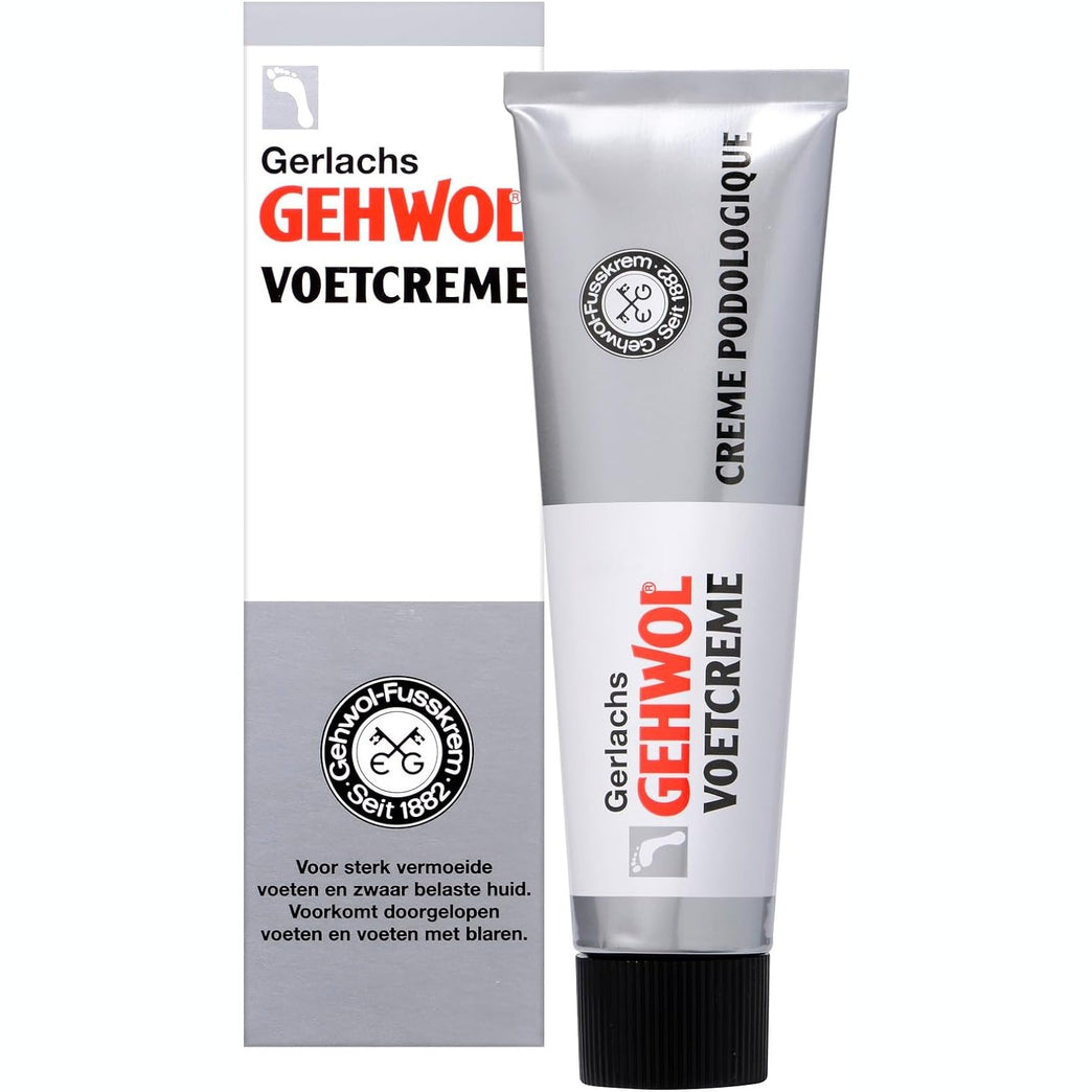 Gehwol Anti-Blister Foot Cream, 75ml - Strengthens, Moisturizes, and Protects Feet with Refreshing Scent