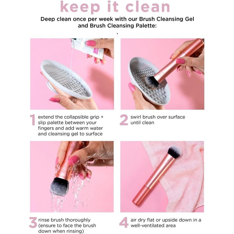 All-In-One Makeup Brush and Sponge Set for Flawless Pro Looks