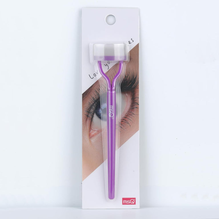 Eyelash Grooming Tool with Curved Comb for Flawless Mascara Application