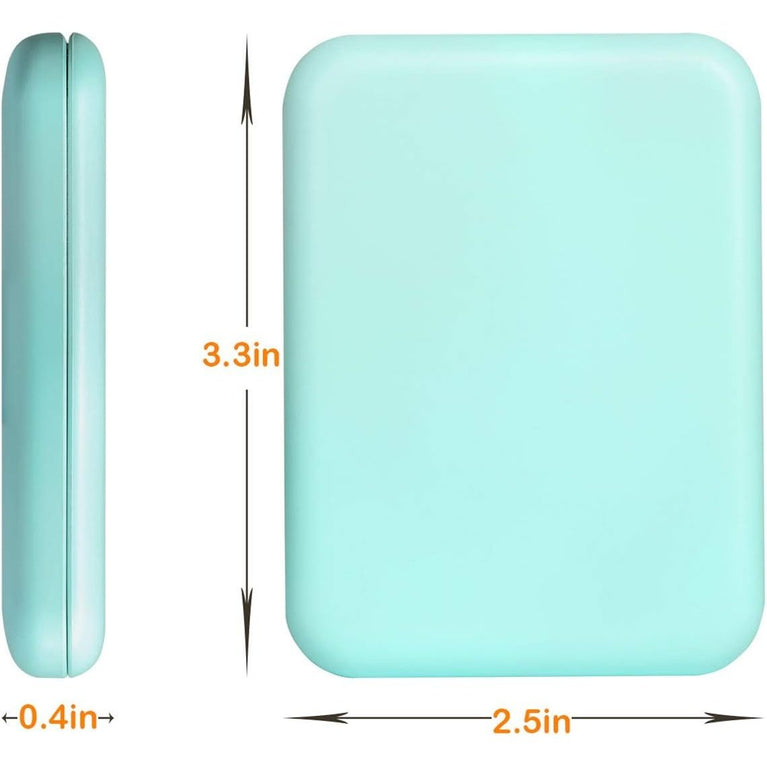 Travel Makeup Mirror with LED Light, 1X/3X Magnification, Compact and Portable Handheld Mirror