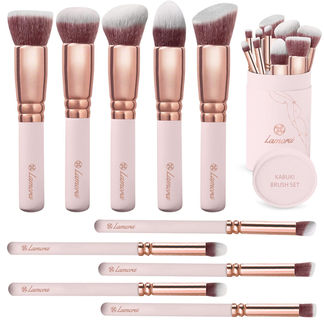 10 Synthetic Brushes for Face and Eye Makeup for Flawless Application of Liquid, Cream, and Powder Products