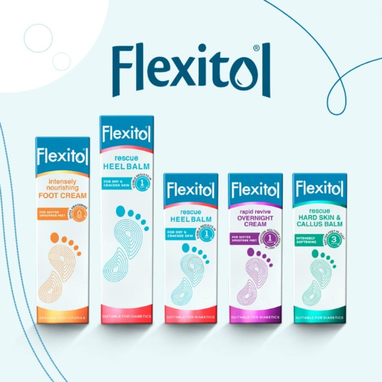 Flexitol Advanced Moisturizing Foot Cream, 145g: Fast-Absorbing Hydration for Smooth, Soft Feet and Legs