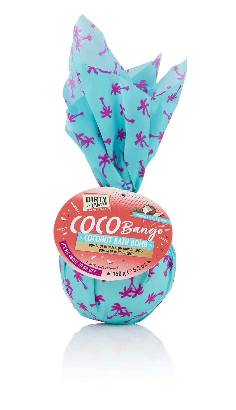 Dirty Works Tropic Like it's Hot Coco-Bango Coconut Bath Bomb 150g