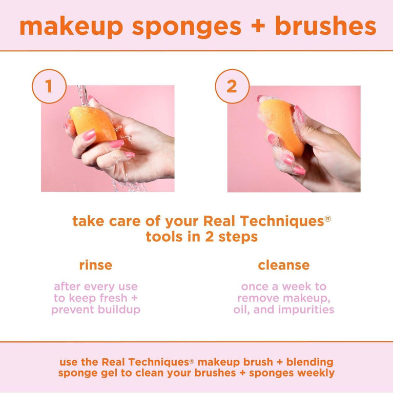 All-In-One Makeup Brush and Sponge Set for Flawless Pro Looks