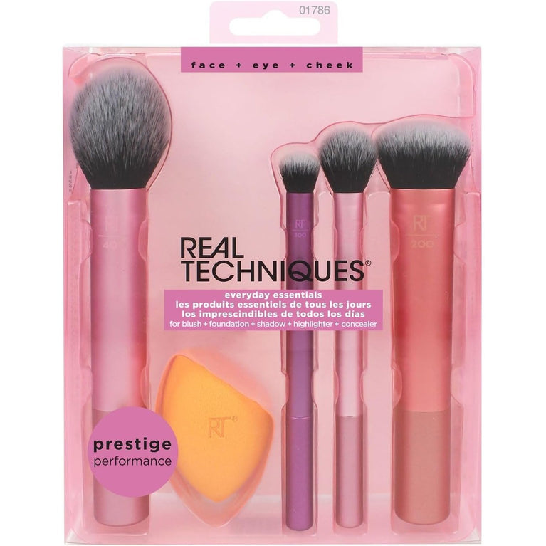 All-In-One Makeup Brush and Sponge Set for Flawless Pro Looks