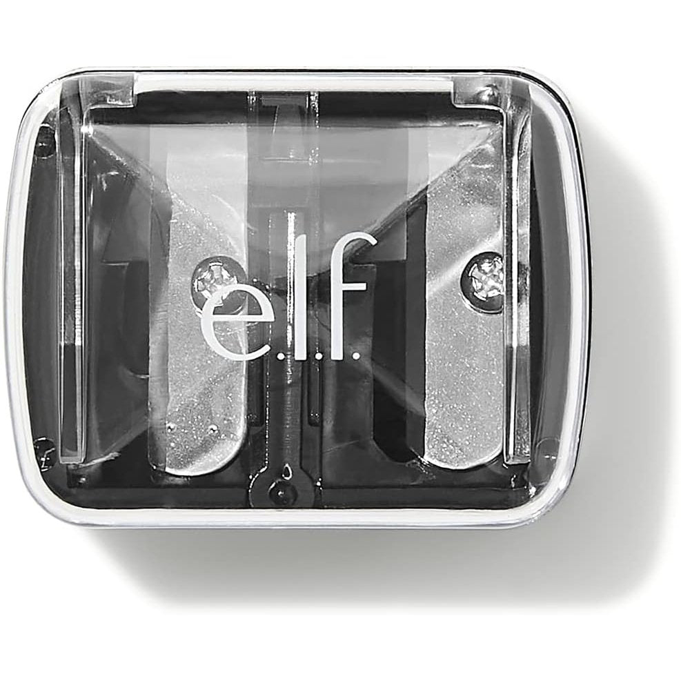 e.l.f Compact Dual-Pencil Sharpener: A Convenient, Travel-Friendly, Easy-to-Clean Tool for Precise Makeup Application