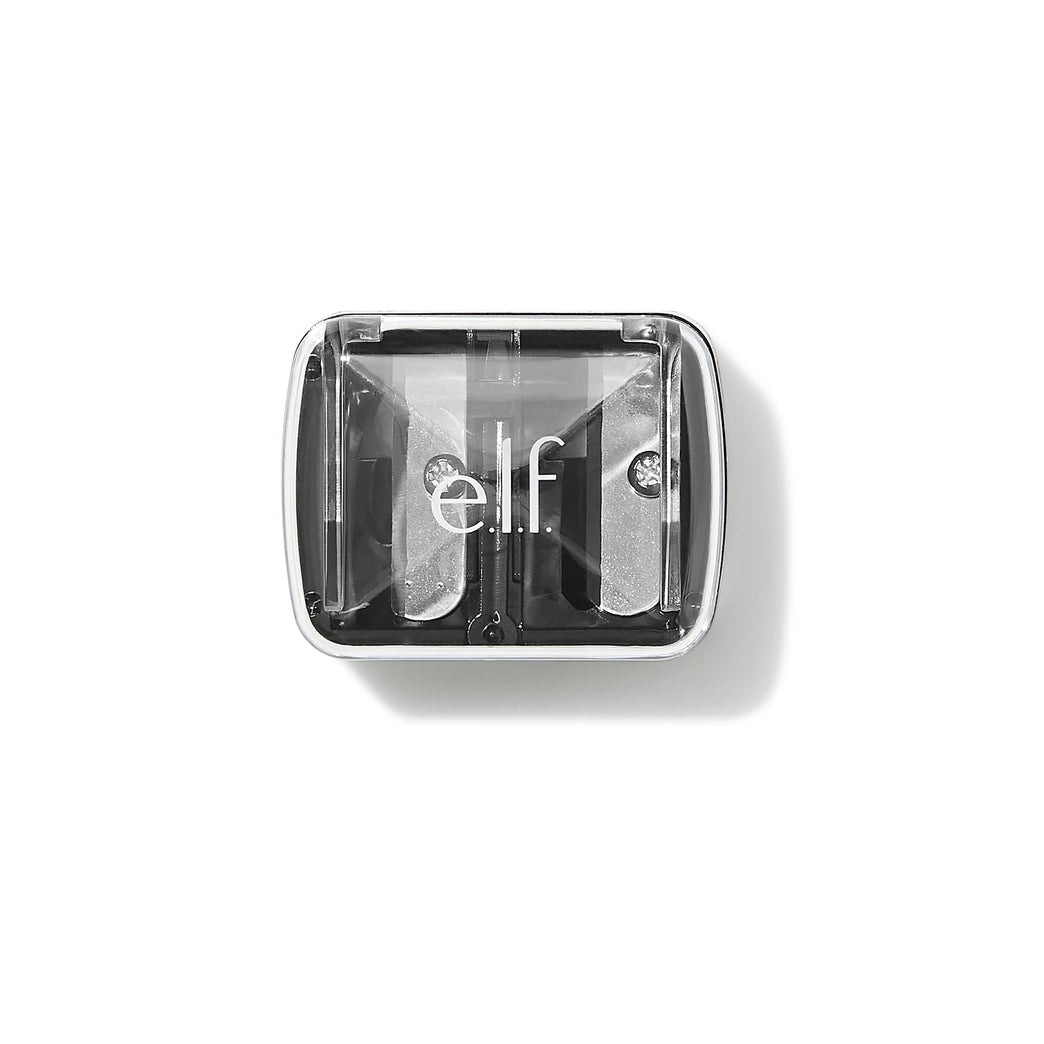 e.l.f Compact Dual-Pencil Sharpener: A Convenient, Travel-Friendly, Easy-to-Clean Tool for Precise Makeup Application