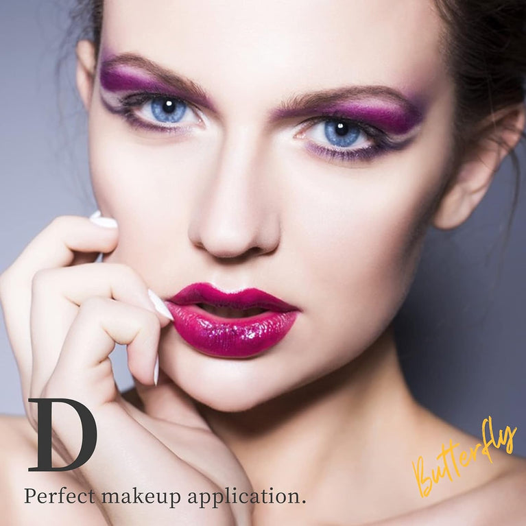 6-Color Butterfly Eyeshadow Palette - Waterproof, Long-Lasting and Cruelty-Free with Multiple Textures