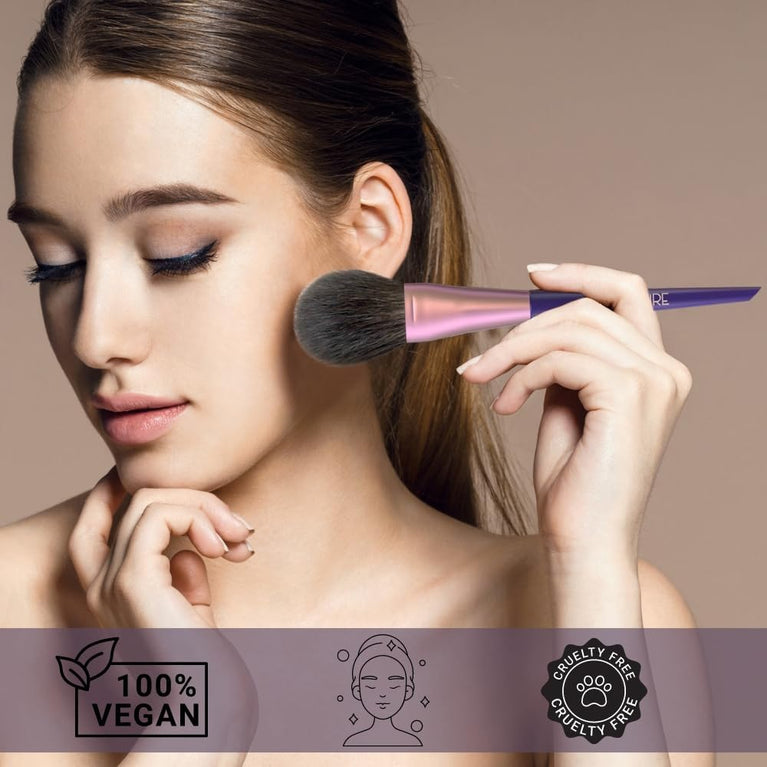 Ultimate Glam 10pcs Makeup Brushes Set - Luxurious Beauty Tools for Women's Perfect Makeup Looks