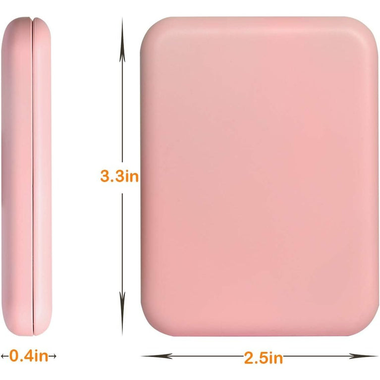 Travel Makeup Mirror with LED Light, 1X/3X Magnification, Compact and Portable Handheld Mirror