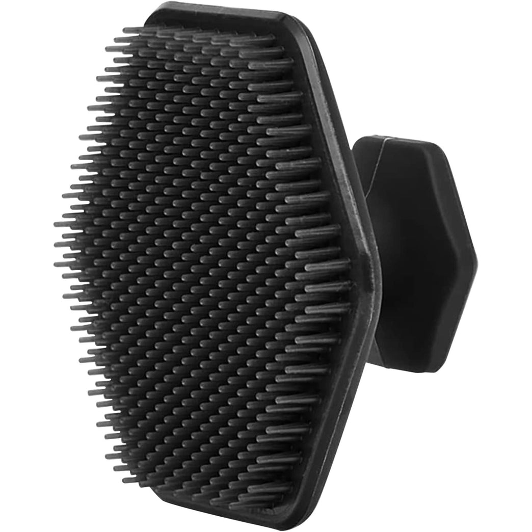 Ultimate Skin Smoothing Silicone Face Scrubber - Compact Black Face Massager Brush and Exfoliator