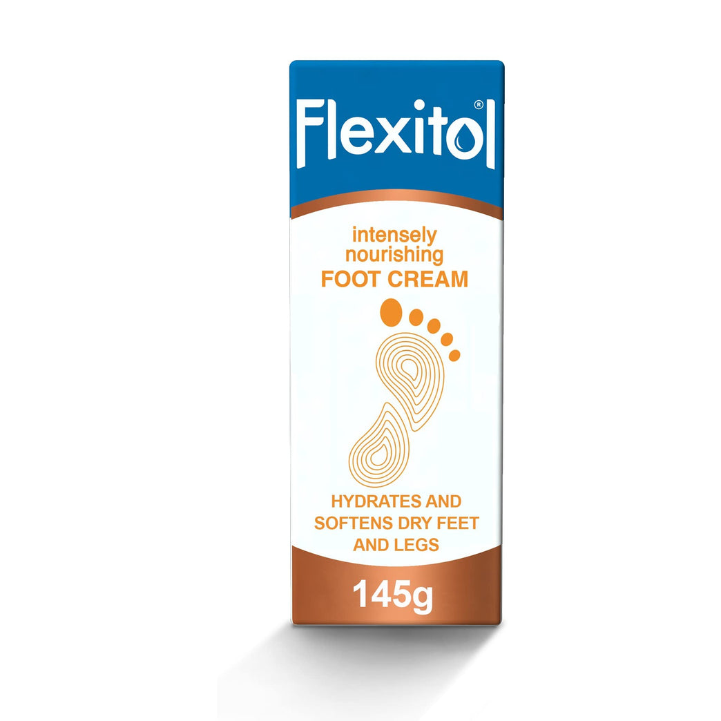 Flexitol Advanced Moisturizing Foot Cream, 145g: Fast-Absorbing Hydration for Smooth, Soft Feet and Legs