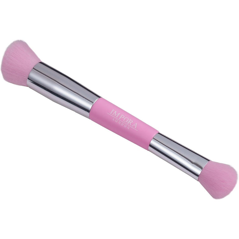 Impora London Double-Sided Foundation Brush - For Buffing, Blending, Contouring and Highlighting