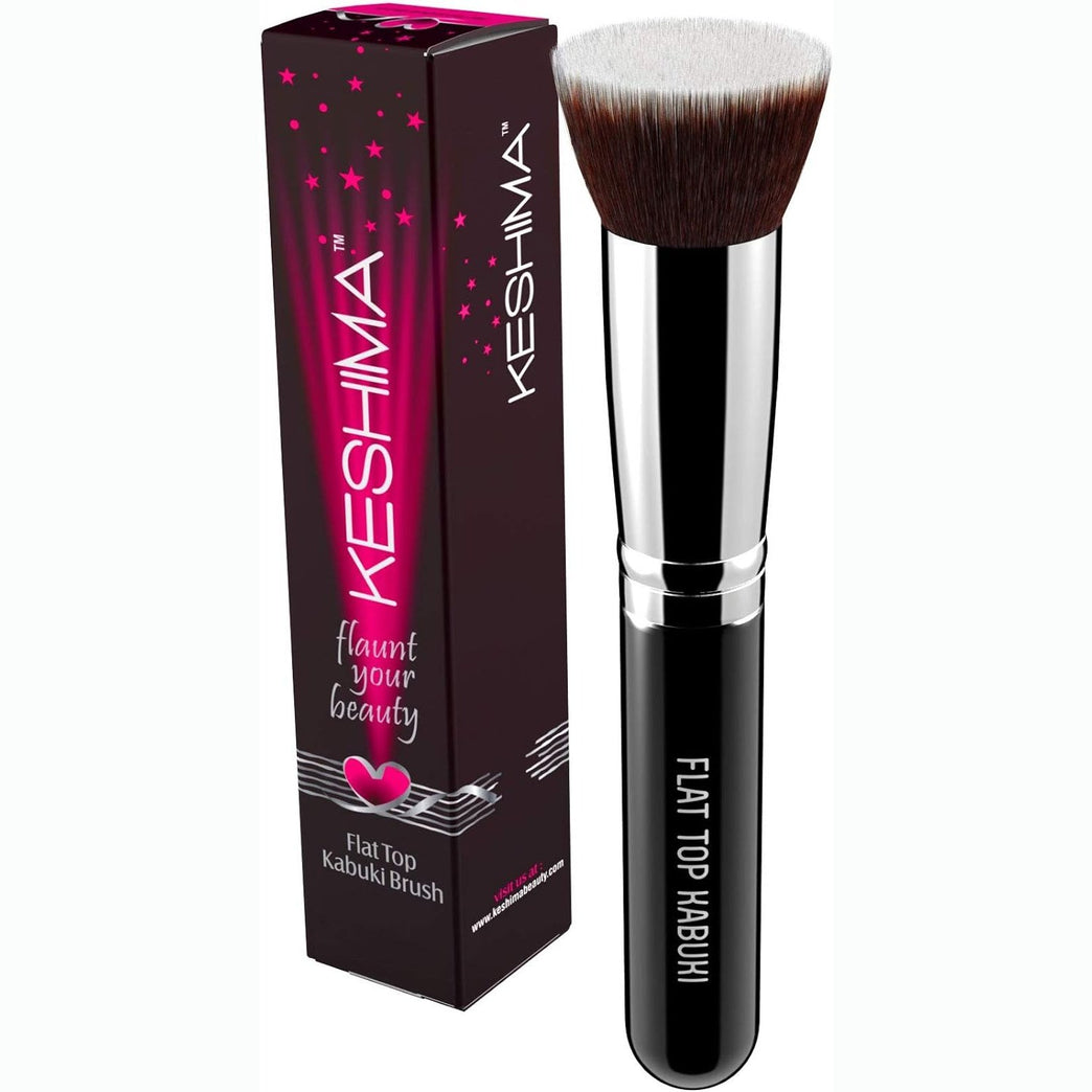 Professional Grade Liquid, Cream and Powder Foundation Buffing Brush, Superior Quality Synthetic Bristles, No-Shedding