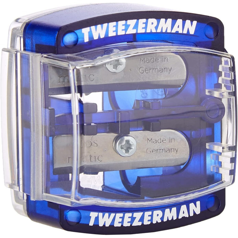 Multi-Size Makeup Pencil and Crayon Sharpener with No-Mess Cover