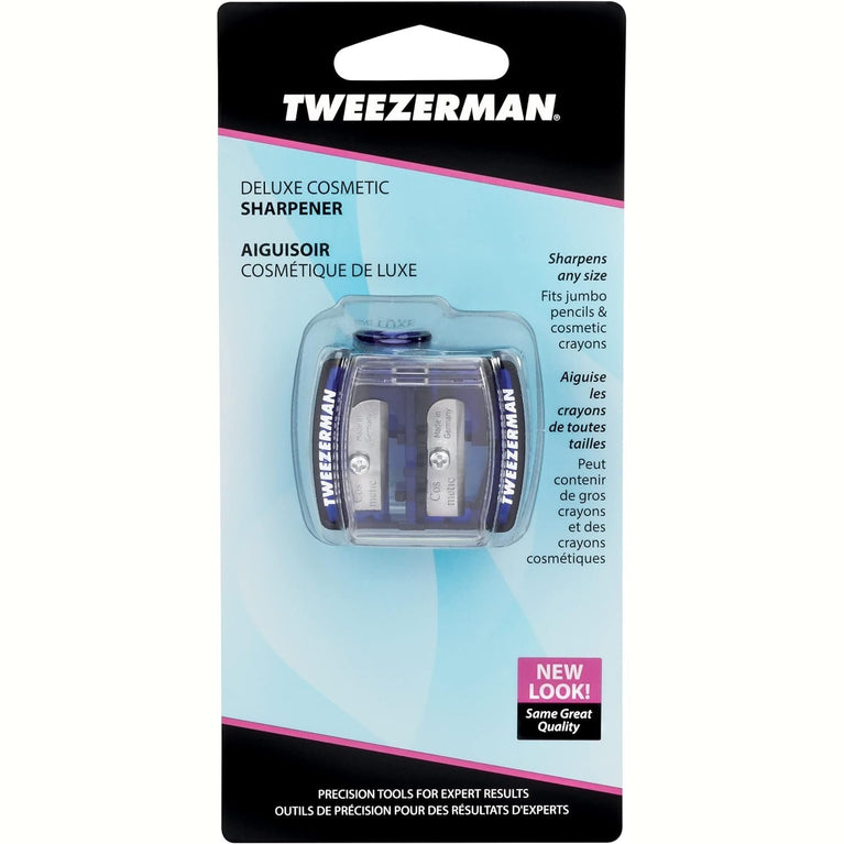 Multi-Size Makeup Pencil and Crayon Sharpener with No-Mess Cover