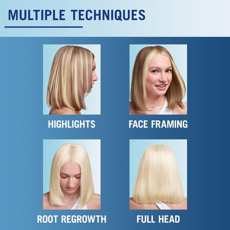 Schwarzkopf LIVE Bold Blonde Hair Dye, 9 Levels Lift, Plex Technology, Light Brown to Dark Brown, 157.0 gram