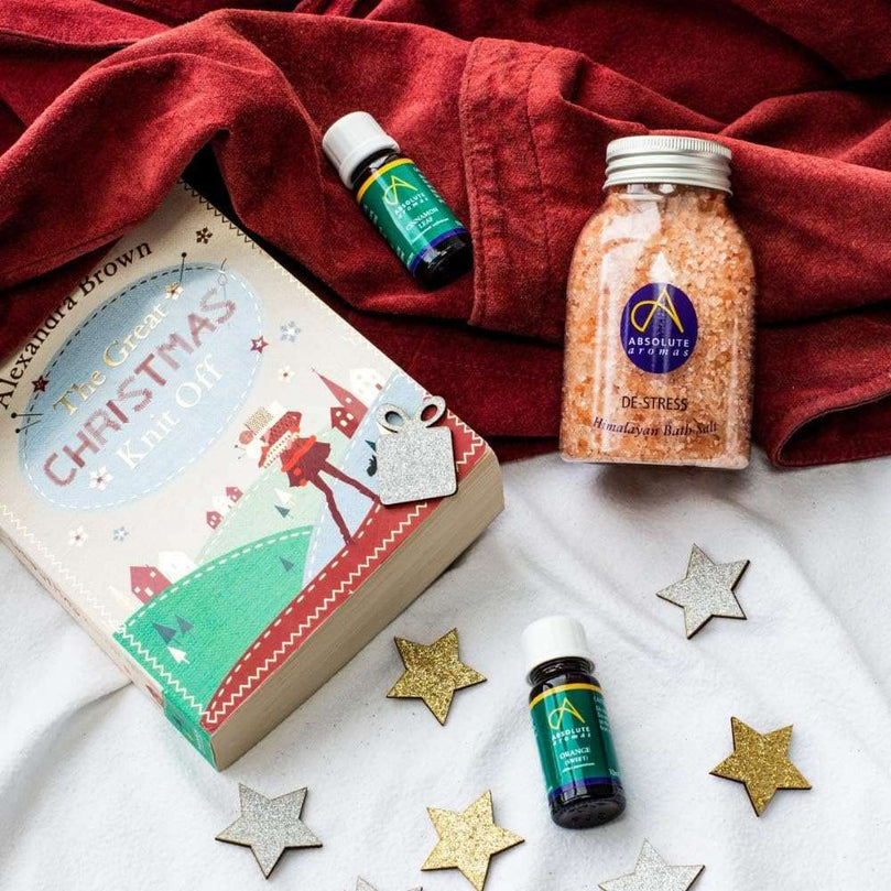 Absolute Aromas De-Stress Bath Salts 290g - Natural Pink Himalayan Salt Infused with 100% Pure Essential Oils Bergamot, Ylang Ylang, Frankincense and Jasmine Oil to Relax and Soak Tired Muscles