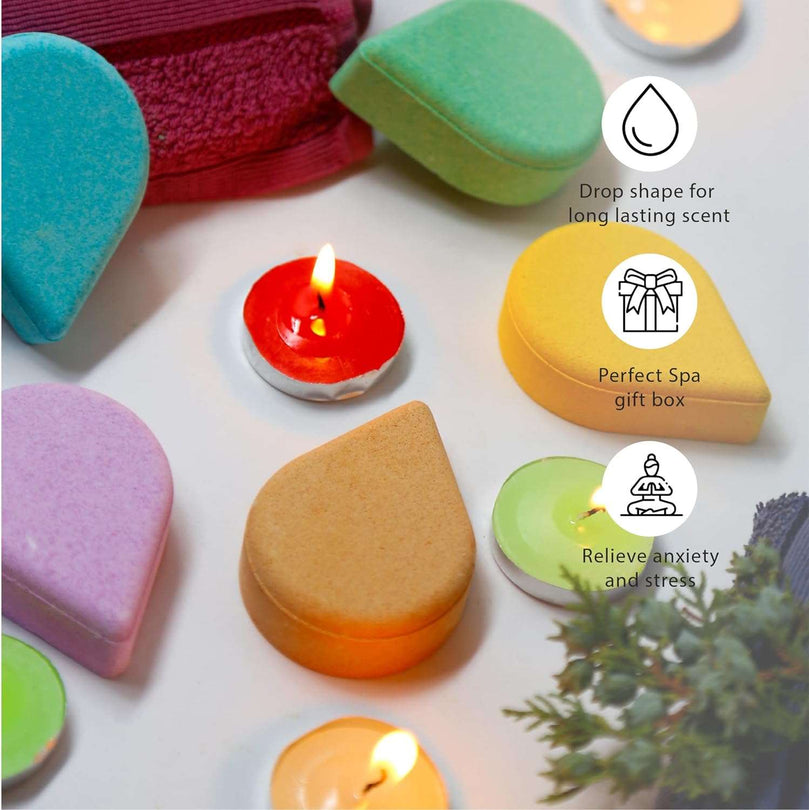 Besoft Shower Steamers Aromatherapy - Set of 10 with 2 Essential Oils, Lavender and Eucalyptus Oil | Gifts for her | Gifts for Women | Valentine and Pamper Gifts | Spa