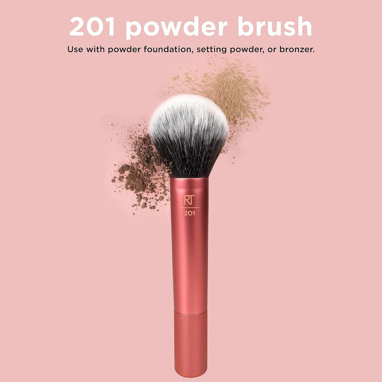 Pro-Grade Face Makeup Brush for Liquid, Cream Foundation, Blush, and Bronzer