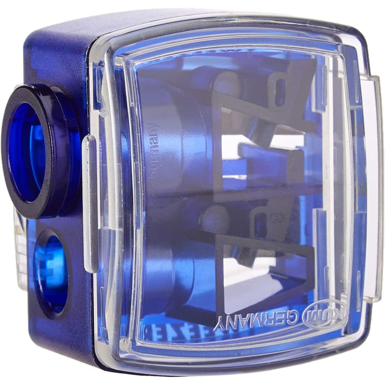 Multi-Size Makeup Pencil and Crayon Sharpener with No-Mess Cover