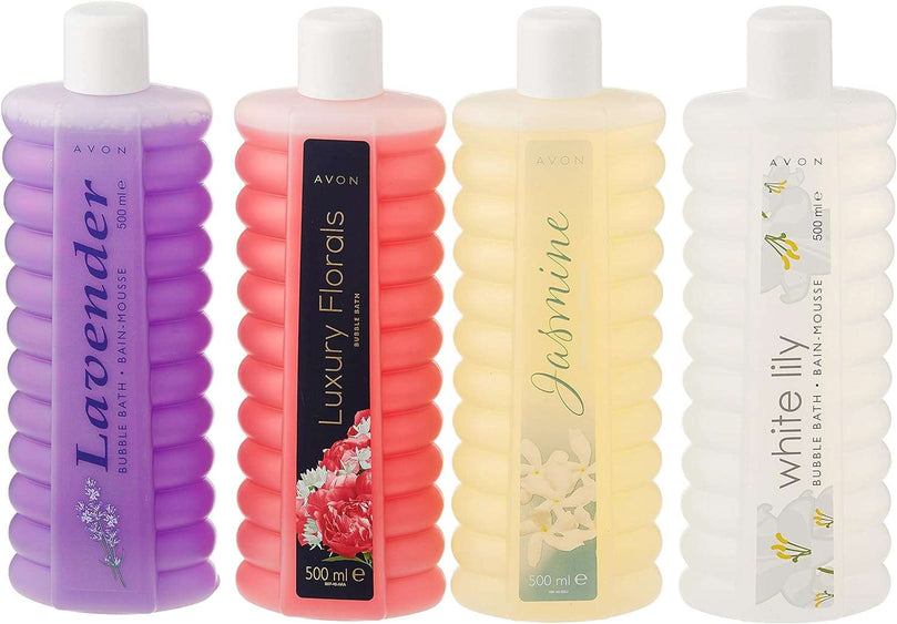 4 x Avon BUBBLE BATH 500ml VARIOUS SCENTS