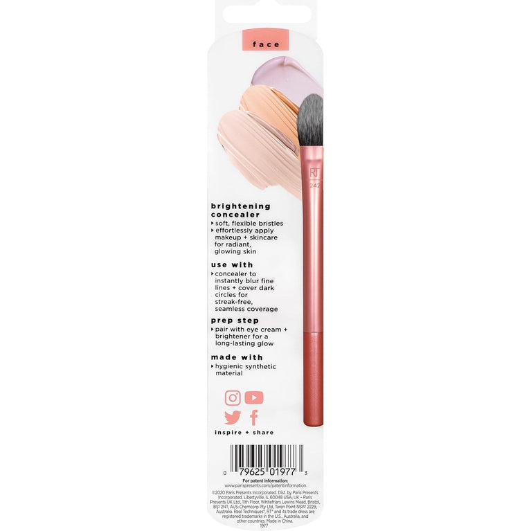 Pro-Grade Face Makeup Brush for Liquid, Cream Foundation, Blush, and Bronzer