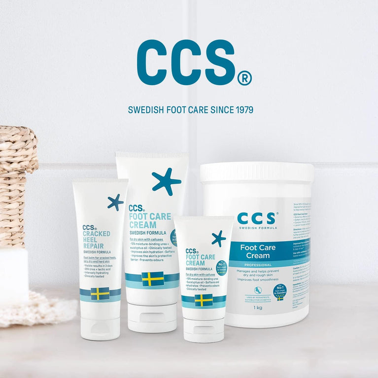CCS Foot Hydrating Cream with 10% Urea, 60ml - Professional Solution for Dry and Rough Skin