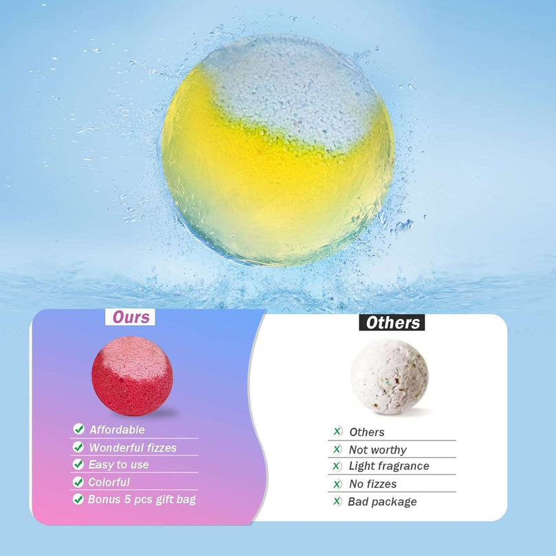 30 Pcs Bath Bomb Natural Organic Mini Bath Bombs, Handmade with Rich Fizz - Best Birthday Gift for Kids/Women/Men, Mother's Day