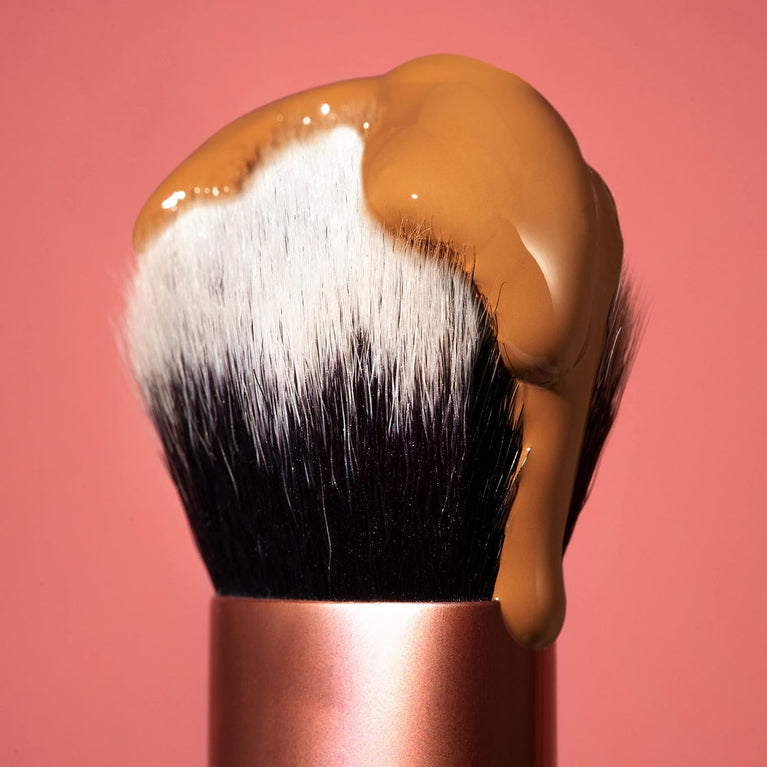 Pro-Grade Face Makeup Brush for Liquid, Cream Foundation, Blush, and Bronzer