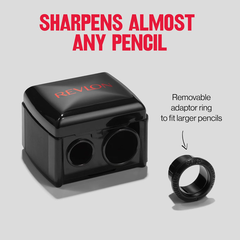 Versatile Cosmetic Pencil Sharpener for All Sizes, Ideal for Sharpening Lip Liner, Eyeliner, and Eyebrow Pencils