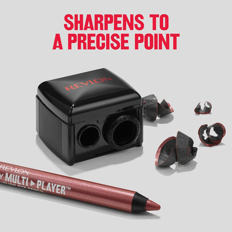 Versatile Cosmetic Pencil Sharpener for All Sizes, Ideal for Sharpening Lip Liner, Eyeliner, and Eyebrow Pencils