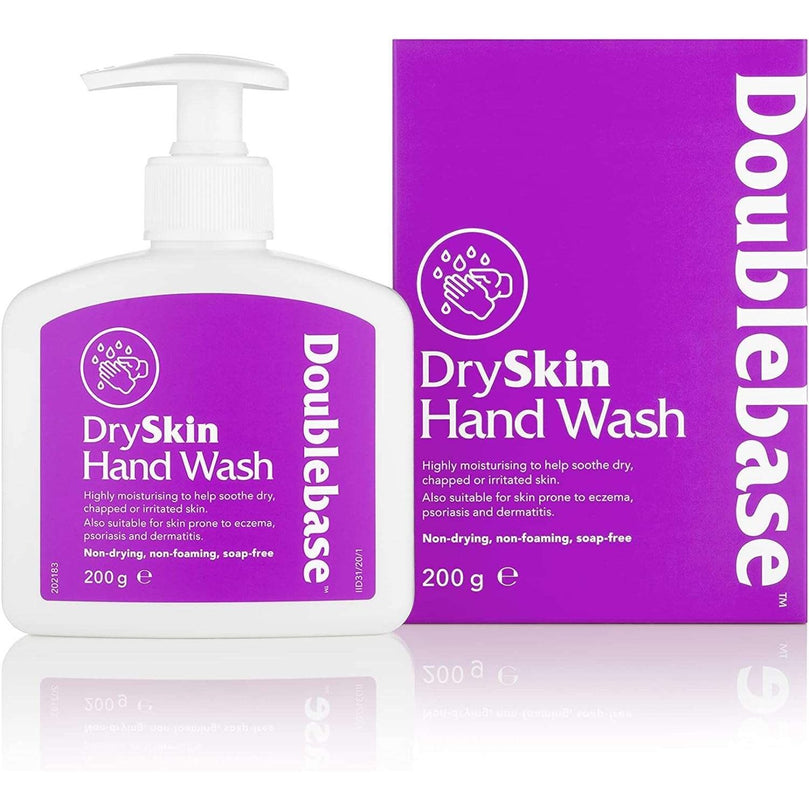 Doublebase Dry Skin Hand Wash. Moisturising, Non-Foaming. Also Suitable for Skin Prone to Eczema and Psoriasis, Soap and SLS Free, 200g
