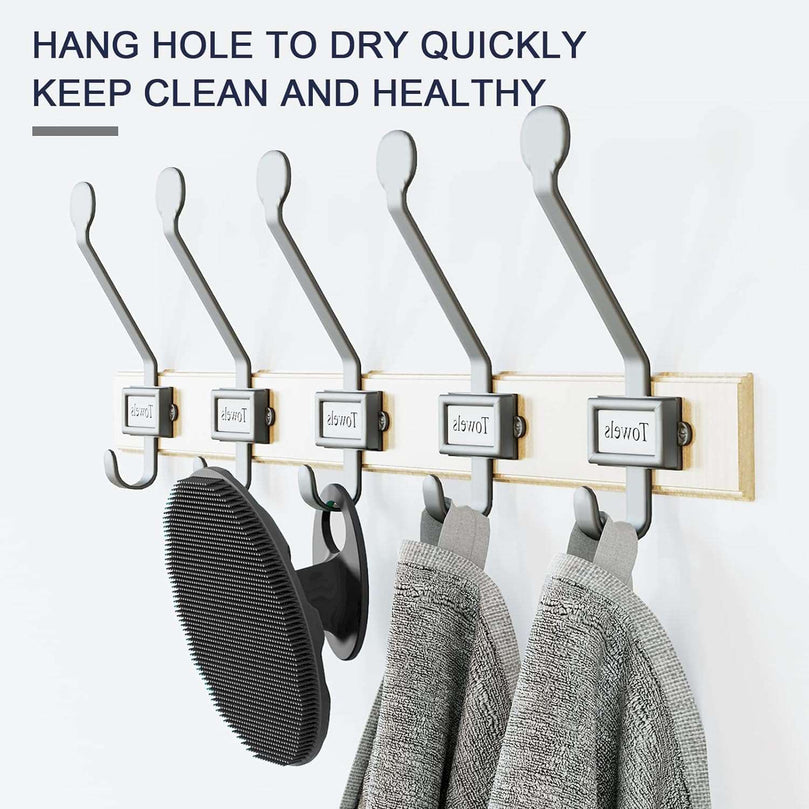 BEAUTAIL Silicone Body Scrubber Shower Bath Wash Brush Gentle Exfoliating Scrub Cleansing Loofah for Women Men Baby Sensitive Skin, Easy to Clean, Lather Nicely, More Hygienic, 1 Pack, Black