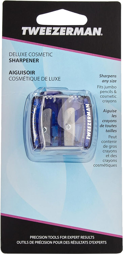 Multi-Size Makeup Pencil and Crayon Sharpener with No-Mess Cover