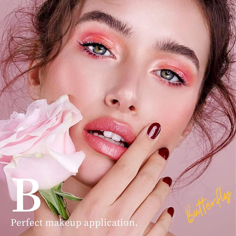 6-Color Butterfly Eyeshadow Palette - Waterproof, Long-Lasting and Cruelty-Free with Multiple Textures