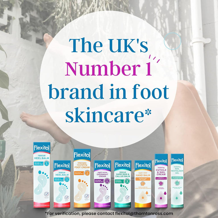 Flexitol Advanced Moisturizing Foot Cream, 145g: Fast-Absorbing Hydration for Smooth, Soft Feet and Legs