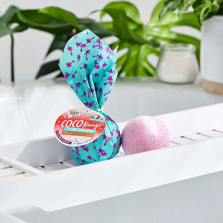 Dirty Works Tropic Like it's Hot Coco-Bango Coconut Bath Bomb 150g